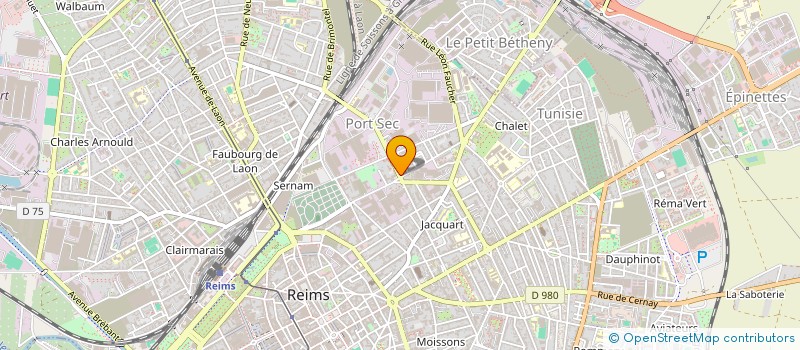 localisation de l'entreprise MONSIEUR SEBASTIEN XAVIER  REIMS