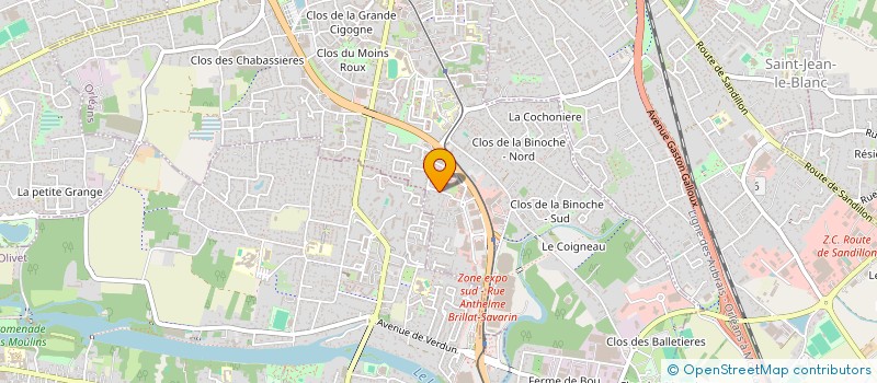 localisation de l'entreprise MONSIEUR SEBASTIEN YOVANOVITCH à ORLEANS