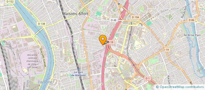 localisation de l'entreprise MONSIEUR SEBASTIEN YU  MAISONS-ALFORT