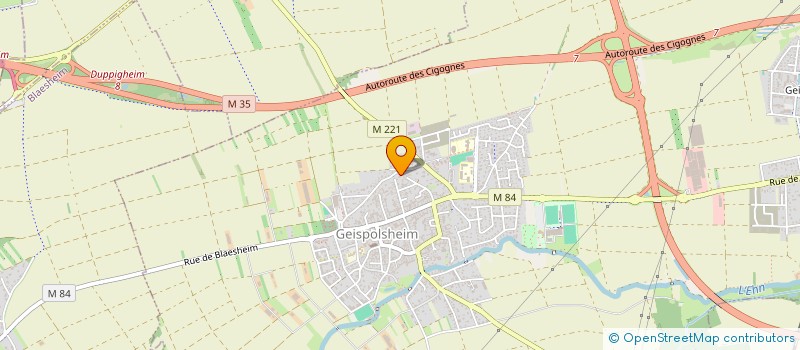 localisation de l'entreprise MONSIEUR SEBASTIEN ZAEGEL  GEISPOLSHEIM