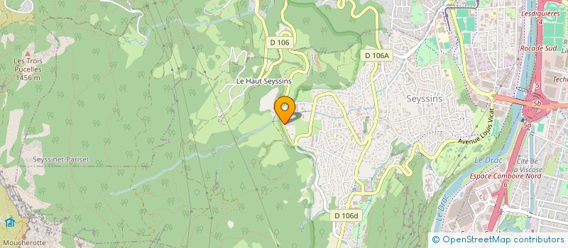 localisation de l'entreprise MONSIEUR SEBASTIEN ZAIDI à SEYSSINS