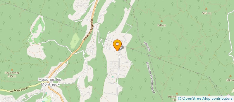 localisation de l'entreprise MONSIEUR SEBASTIEN ZAMBELLINI  MEOUNES-LES-MONTRIEUX