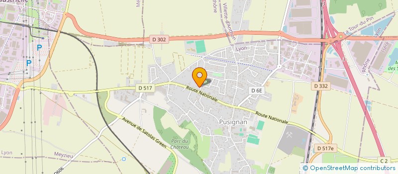 localisation de l'entreprise MONSIEUR SEBASTIEN ZAOUCHE  PUSIGNAN