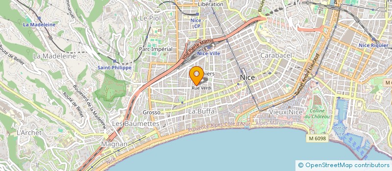 localisation de l'entreprise MONSIEUR SEBASTIEN ZARAGOCI  NICE