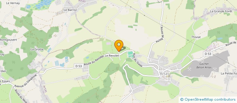 localisation de l'entreprise MONSIEUR SEBASTIEN ZEBRE  ARTAS