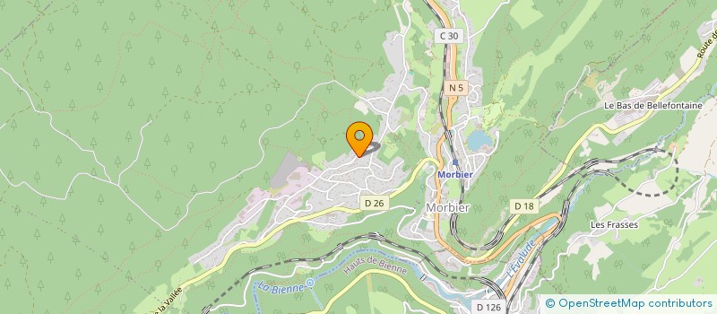 localisation de l'entreprise MONSIEUR SEBASTIEN ZENO  MORBIER