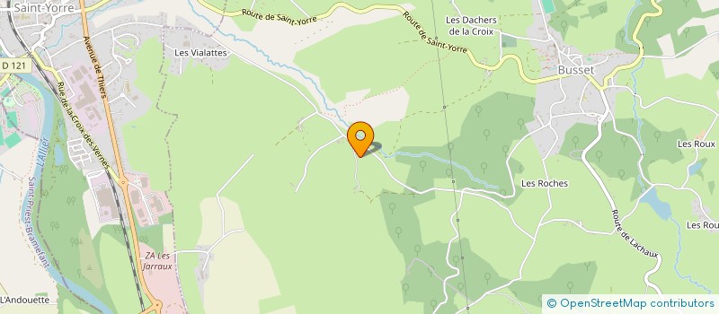 localisation de l'entreprise MONSIEUR SEBASTIEN ZINCK  BUSSET