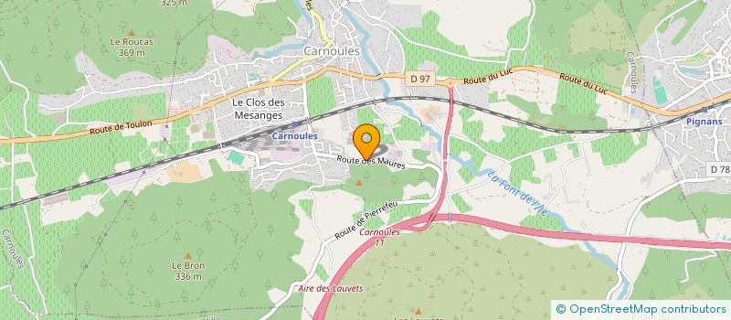localisation de l'entreprise MONSIEUR SEBASTIEN ZITO à CARNOULES