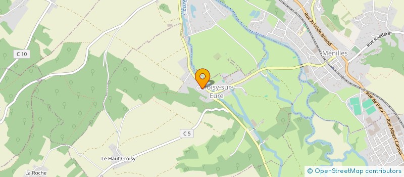 localisation de l'entreprise MONSIEUR SEBASTIEN ZITTER  CROISY-SUR-EURE