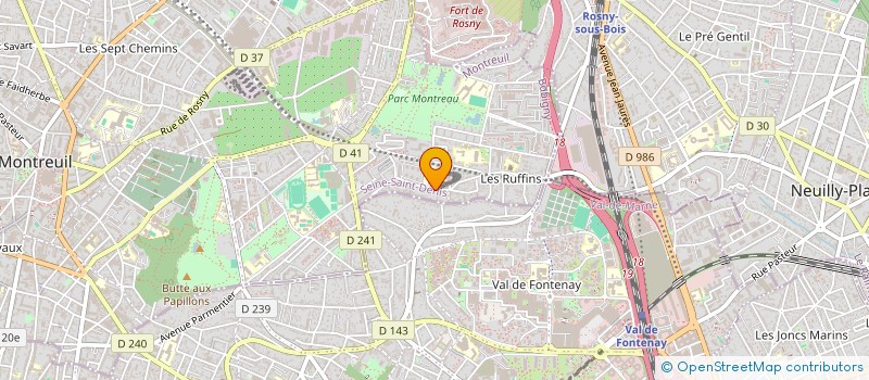localisation de l'entreprise MONSIEUR SEBASTIEN ZOLADKOWSKI à MONTREUIL