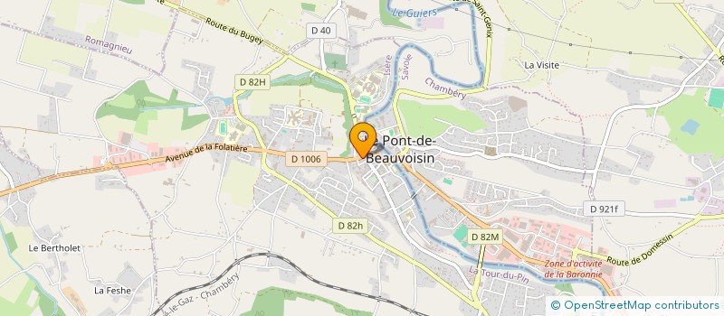 localisation de l'entreprise MONSIEUR SEBASTIEN ZORZI  LE PONT-DE-BEAUVOISIN