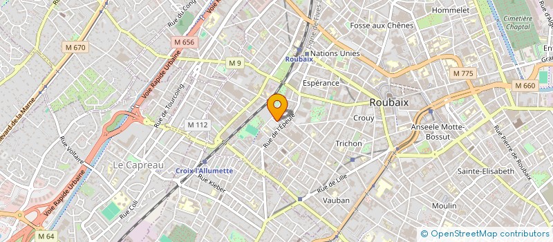 localisation de l'entreprise MONSIEUR SEBASTIEN ZRIEM  ROUBAIX