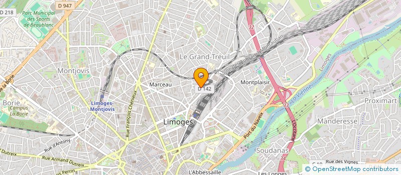 localisation de l'entreprise MONSIEUR SEBASTIJAN FEJZA à LIMOGES