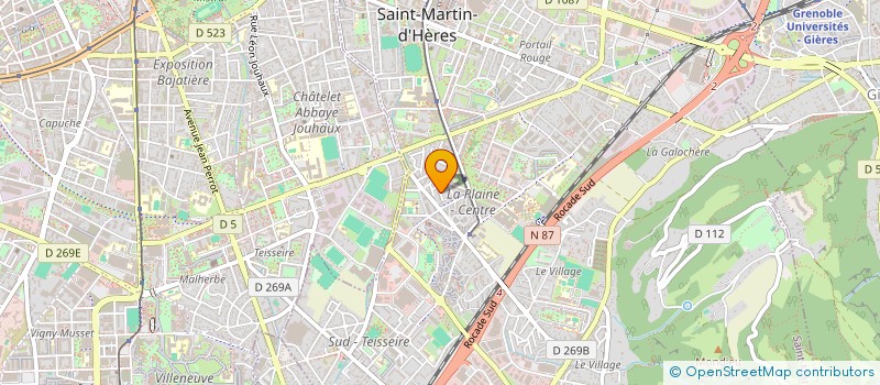 localisation de l'entreprise MONSIEUR SEBHAT WOLDEMICHAEL  SAINT-MARTIN-D'HERES