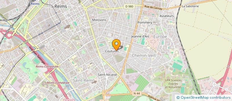 localisation de l'entreprise MONSIEUR SEBHATLAB MAKONNEN  REIMS