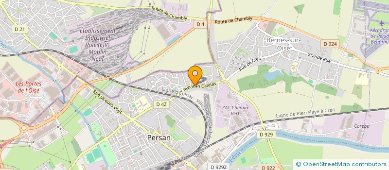 localisation de l'entreprise MONSIEUR SEBIT JAMES OCIMY  PERSAN