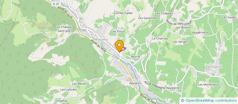 localisation de l'entreprise MONSIEUR SEBRI REBBACHE  BEAUJEU