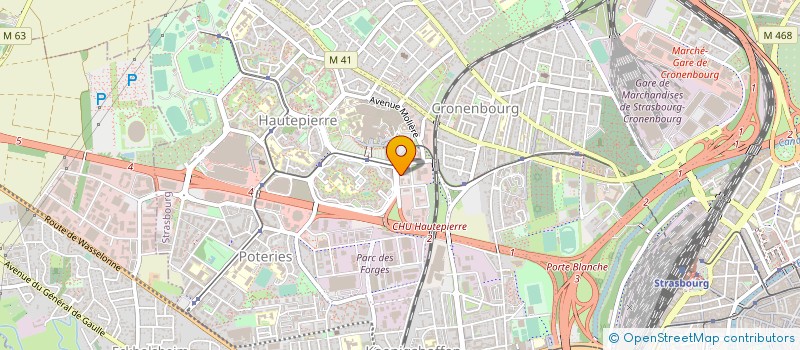 localisation de l'entreprise MONSIEUR SEBTI BASSET à STRASBOURG
