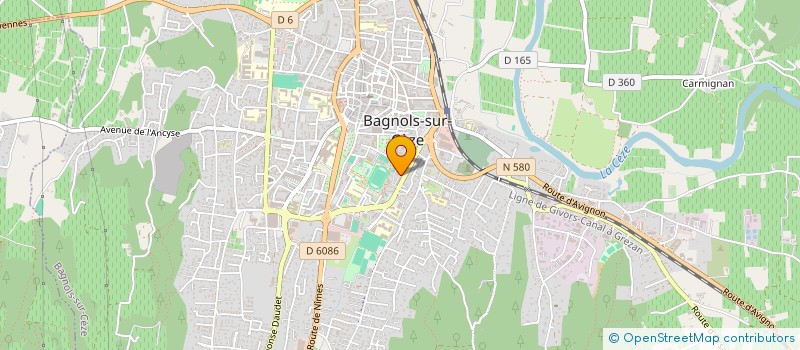 localisation de l'entreprise MONSIEUR SEBTI OUAIL  BAGNOLS-SUR-CEZE