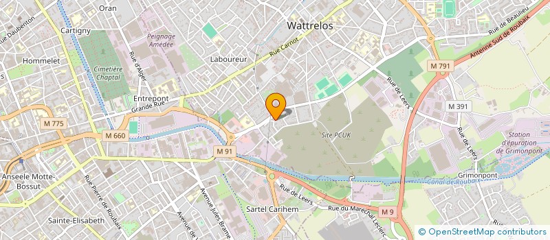 localisation de l'entreprise MONSIEUR SEBTI ZEROUAL OUICHAOUI  WATTRELOS