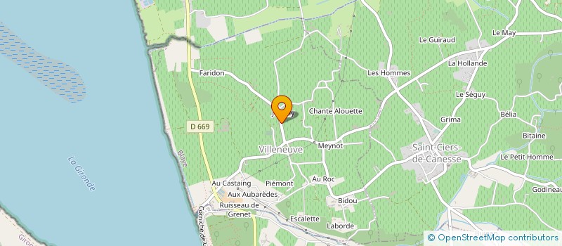 localisation de l'entreprise MONSIEUR SEC CHAN  VILLENEUVE