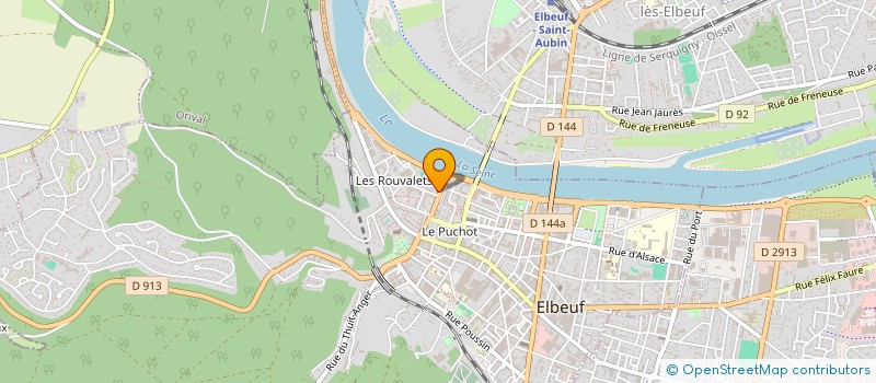 localisation de l'entreprise MONSIEUR SECK-TIDIANE DIA  ELBEUF