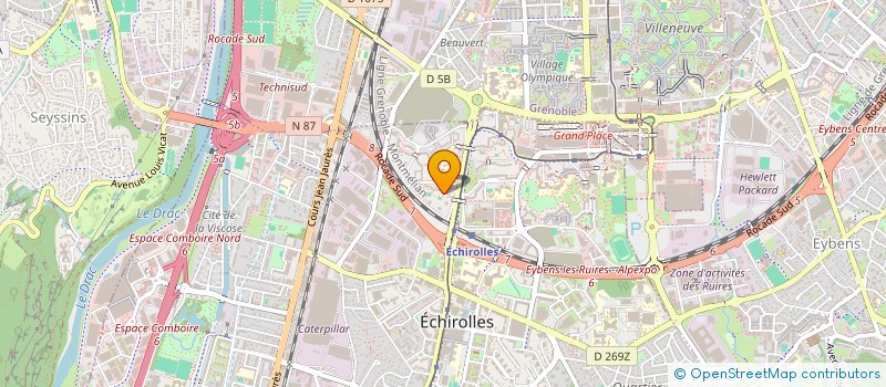 localisation de l'entreprise MONSIEUR SECKAN DAVUDOV à ECHIROLLES