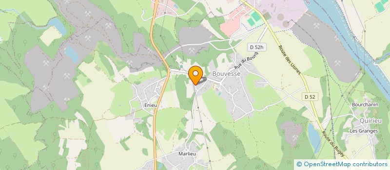 localisation de l'entreprise MONSIEUR SECKIN EKREM  BOUVESSE-QUIRIEU