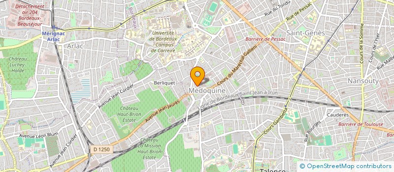 localisation de l'entreprise MONSIEUR SECOUBAA KEBE à BORDEAUX