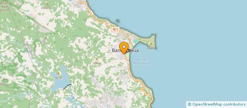 localisation de l'entreprise MONSIEUR SEDA-BEN MADJINDA à BANDRABOUA