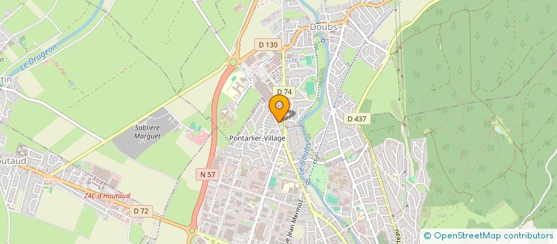 localisation de l'entreprise MONSIEUR SEDAT ALAGOZ  PONTARLIER