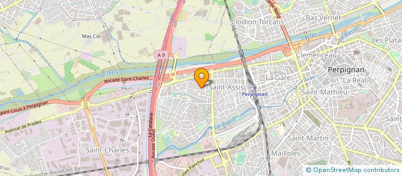 localisation de l'entreprise MONSIEUR SEDAT BAJRAKTARI  PERPIGNAN