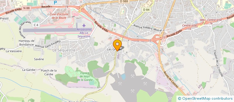 localisation de l'entreprise MONSIEUR SEDAT BEGANAJ à ALBI