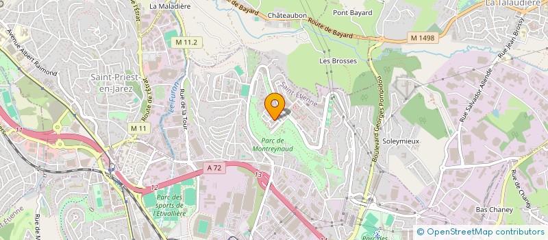 localisation de l'entreprise MONSIEUR SEDAT CERIMI  SAINT-ETIENNE