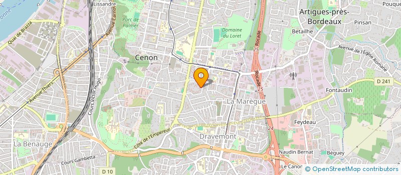 localisation de l'entreprise MONSIEUR SEDAT HOSGOR à CENON