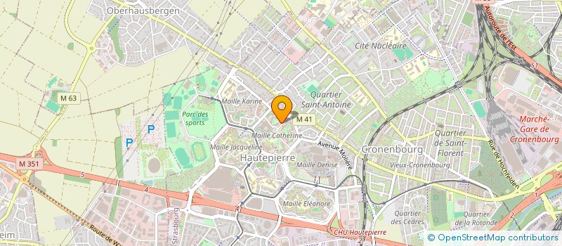 localisation de l'entreprise MONSIEUR SEDAT KEMERTAS à STRASBOURG