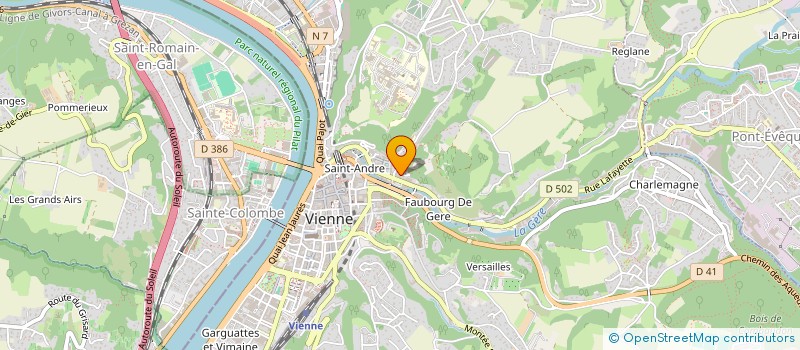 localisation de l'entreprise MONSIEUR SEDAT OZKAN  VIENNE