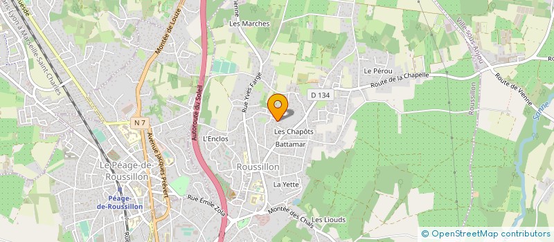 localisation de l'entreprise MONSIEUR SEDAT TEZGIN à ROUSSILLON