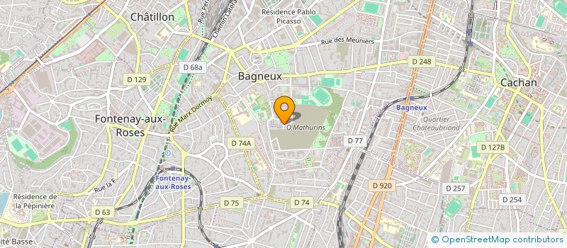localisation de l'entreprise MONSIEUR SEDDIG SAKINE ELFIL à BAGNEUX