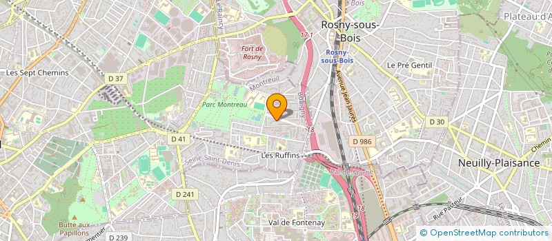 localisation de l'entreprise MONSIEUR SEDDIK BELOUAR à MONTREUIL