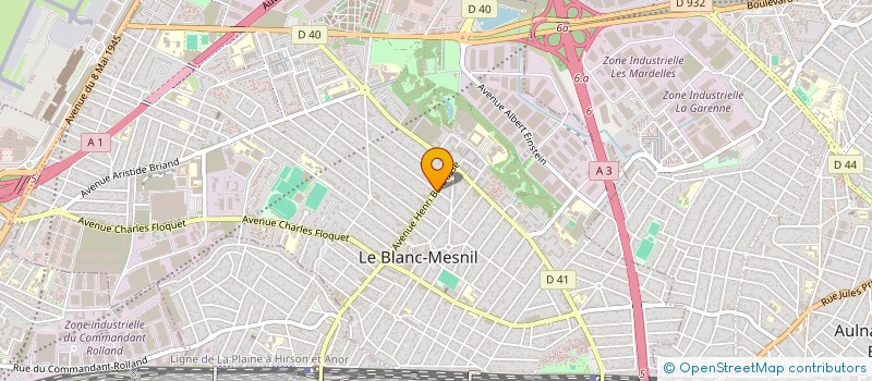 localisation de l'entreprise MONSIEUR SEDDIK HOCINE à LE BLANC-MESNIL