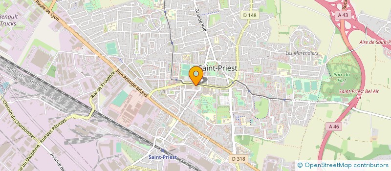 localisation de l'entreprise MONSIEUR SEDDIK MERABET  SAINT-PRIEST