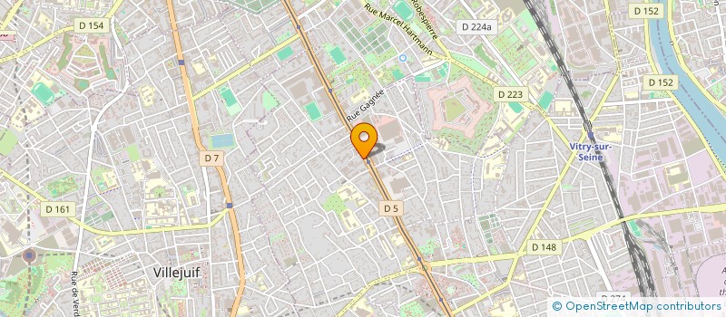 localisation de l'entreprise MONSIEUR SEDDIK MOUCHOUNI  VITRY-SUR-SEINE
