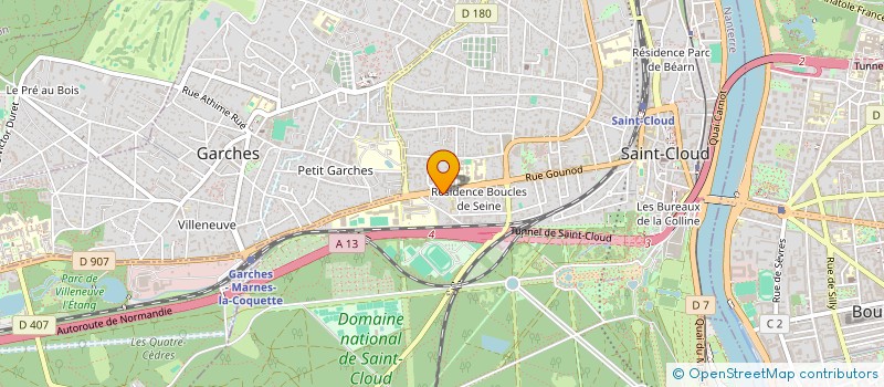 localisation de l'entreprise MONSIEUR SEDED KODAD à SAINT-CLOUD