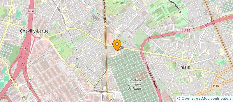 localisation de l'entreprise MONSIEUR SEDEDJI DOSSOU  THIAIS