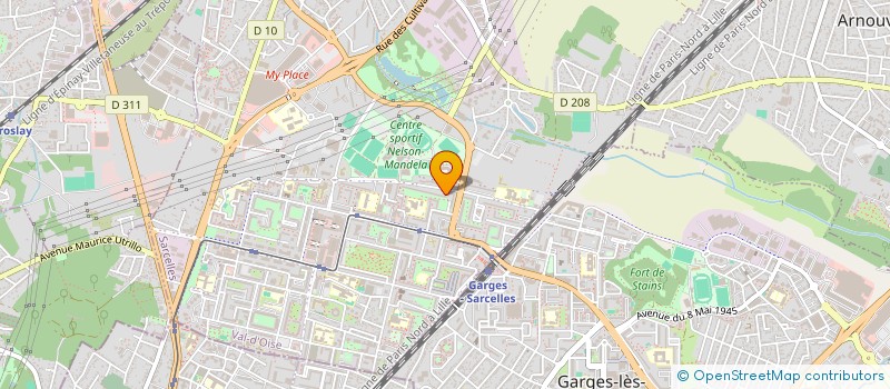 localisation de l'entreprise MONSIEUR SEDIFO KOUYATE  SARCELLES