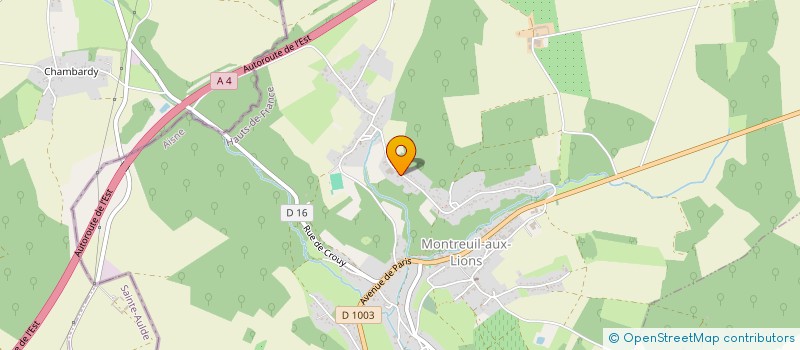 localisation de l'entreprise MONSIEUR SEDINA DIABY  MONTREUIL-AUX-LIONS