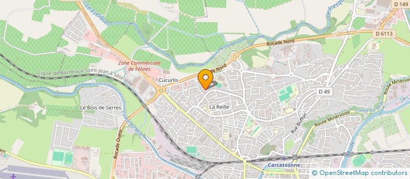 localisation de l'entreprise MONSIEUR SEDIQULLAH SEDIQI à MONTPELLIER