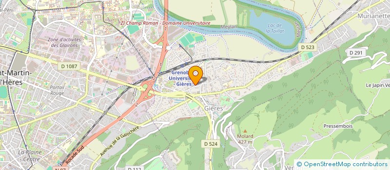 localisation de l'entreprise MONSIEUR SEDJRO CHRIST MAURIN SOVI GUIDI  GIERES