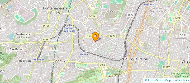 localisation de l'entreprise MONSIEUR SEDRAK MKRTCHYAN à SCEAUX